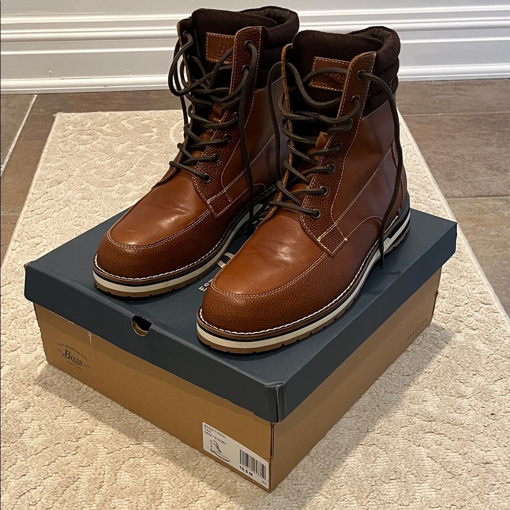 G.H. Bass & Co. Tan Leather Men's Boots